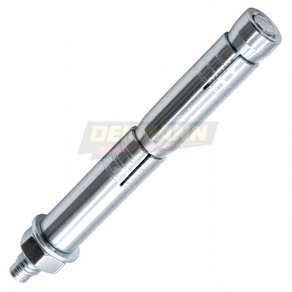Анкерный болт с гайкой двухраспорный DEKMANN EMAB-B2 16х400 (М12) Zn (15 шт/уп.)