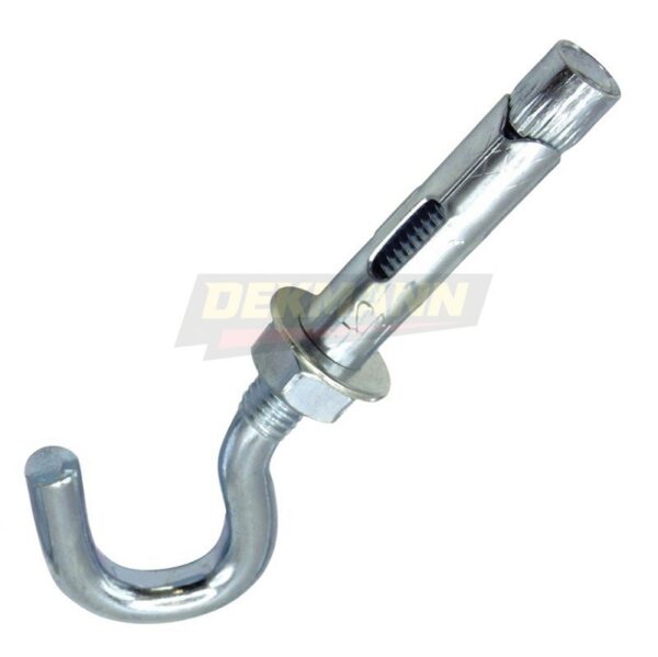 Анкерный болт с крюком DEKMANN EMAB-G 8х60 (М6) Zn (75 шт/уп.)