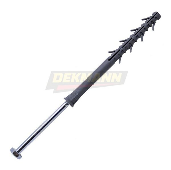 Дюбель фасадный DEKMANN EMDF-RH 10х140 с шурупом с шестигранной головой Zn (40 шт/уп.)
