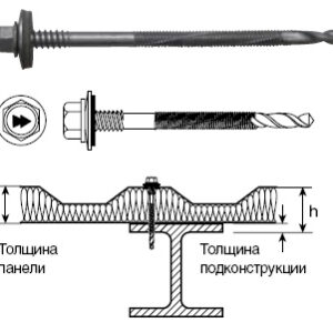 Саморез Bi-Met HARPOON HSP14-BM-S19 5,5/6,3×130