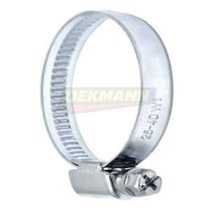 Хомут червячный DEKMANN EM-CW 60-80/9 DIN 3017-1 Zn (50 шт/уп.)
