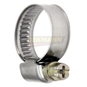 Хомут червячный DEKMANN EM-CW 80-100/9 AISI 430 DIN 3017-1 AISI 430 (50 шт/уп.)