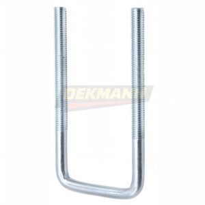 Хомут (скоба) П-образный DEKMANN EMC-P М8х41х100 без гаек Zn (100 шт/уп.)