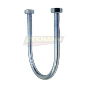 Хомут (скоба) U-образный DEKMANN EMCU М10 50-60 (2") (DIN 3570) с двумя гайками в комплекте Zn (10 шт/уп.)
