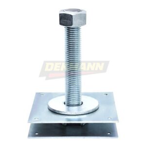 Компенсатор усадки DEKMANN ARH М20х100х200х100х4 с приварной гайкой Zn (1 шт/уп.)