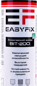 BIT-VESF Химический анкер EASYFIX для бетона и кирпича винилэстер, 400 мл (арт. 138474)
