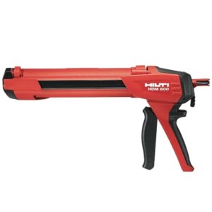 HDM 500 Ручной дозатор HILTI для химических анкеров БЕЗ КАРТРИДЖА пластик/сталь, 500 мл коробка (арт. 3503800)