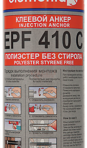EPF 350S Химический анкер Elementa для бетона и кирпича полиэстер, 350 мл (арт. 400008)