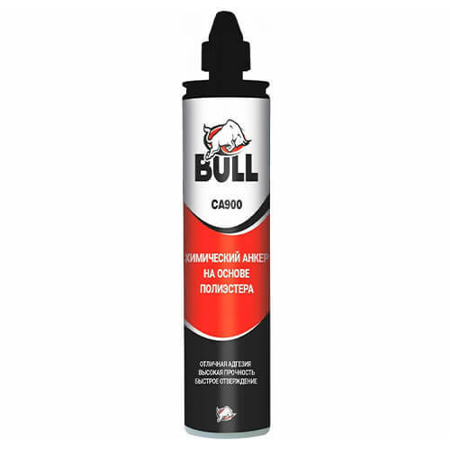 CA900 Химический анкер Bull для бетона и кирпича полиэстер, 300 мл (арт. CA900)
