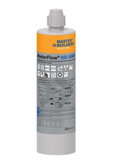 MasterFlow 920 ANW Зимний химический анкер Master Builders эпокси-акрилат, 380 мл (арт. 920 ANW)
