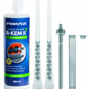 R-KEM-II-SET Химический анкер Rawlplug универсальный полиэстер, 175 мл (комплект) (арт. R-KEM-II-175-SET)