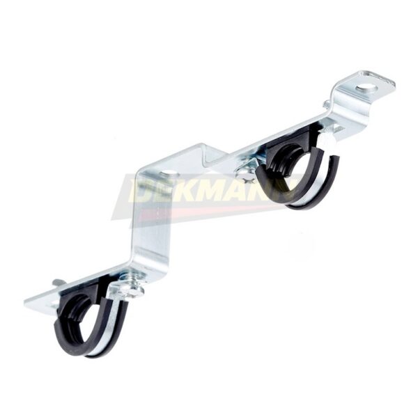 Кронштейн для коллектора DEKMANN EMBC-1 32-37 (1") двойной, ТИП 1 с виброгасителем Zn (25 шт/уп.)