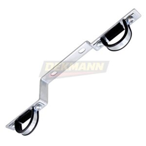 Кронштейн для коллектора DEKMANN EMBC-2 48-54 (1 1/2") двойной, ТИП 2 с виброгасителем Zn (25 шт/уп.)
