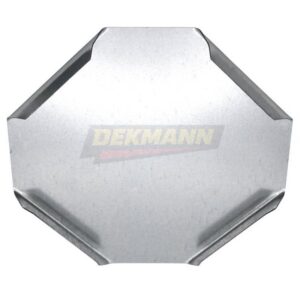 Крышка секции X-образной DEKMANN KSXS-LK 400х0,7 Zn (1 шт/уп.)