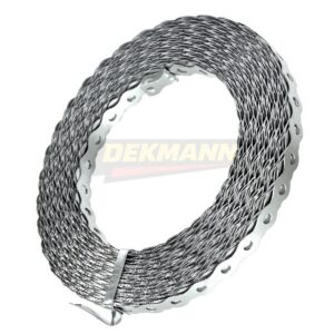 Лента DEKMANN EMP-VLN 12х0,55 (25м) монтажная перфорированная "Волна" Zn (5 шт/уп.)