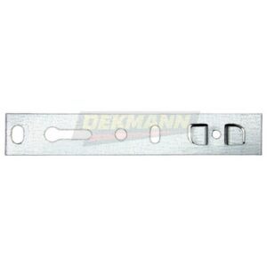 Пластина DEKMANN PO KBE 58 190х25х1,2 оконная Zn (400 шт/уп.)