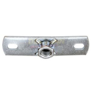 Пластина опорная с гайкой DEKMANN EMMS-PL M10 (20х70х2) для малых нагрузок Zn (500 шт/уп.)