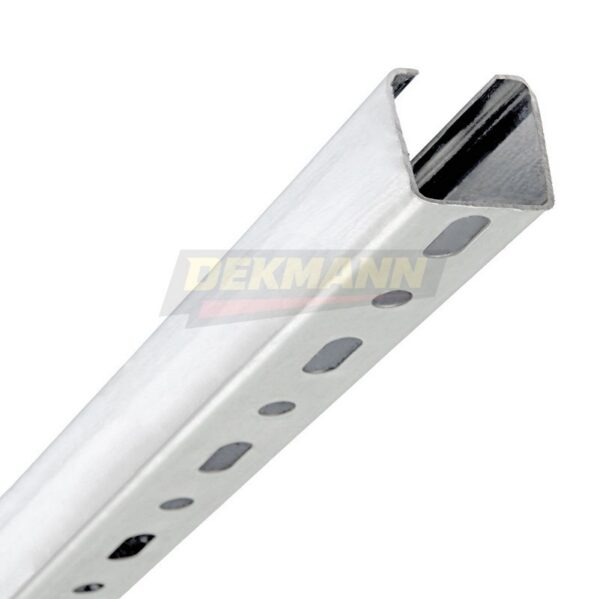 Профиль DEKMANN EMMS P-C AISI 430 38х40х1,2-3000 монтажный С-образный нерж. сталь (1 шт/уп.)