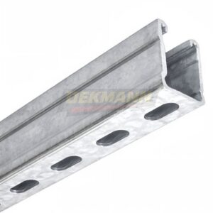 Профиль DEKMANN EMMS P-S HDG 41х62х2,5-3000 монтажный Strut HDG 40 мкм (1 шт/уп.)