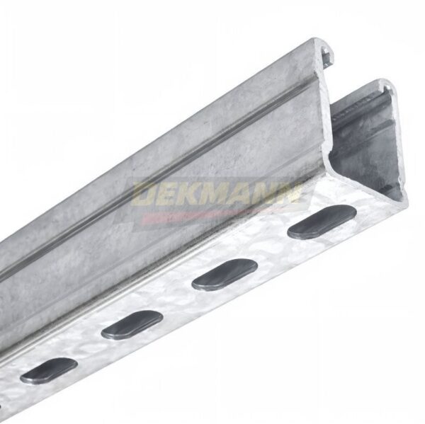 Профиль DEKMANN EMMS P-S HDG 41х62х2,5-3000 монтажный Strut HDG 40 мкм (1 шт/уп.)