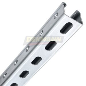 Профиль DEKMANN EMMS P-SP 41х41х2-6000 монтажный Strut (перфорация с трех сторон) Zn (1 шт/уп.)
