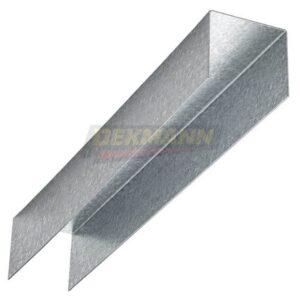 Профиль потолочный направляющий (ППН) DEKMANN GKL-PPN 28х27х0,6х3000 для гипсокартона Zn (64 шт/уп.)