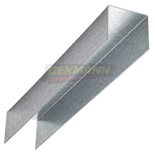 Профиль потолочный направляющий (ППН) DEKMANN GKL-PPN 28х27х0,6х3000 для гипсокартона Zn (64 шт/уп.)