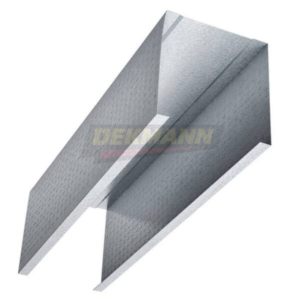 Профиль стоечный (ПС-6) DEKMANN GKL-PS 100х50х0,6х3000 для гипсокартона Zn (18 шт/уп.)