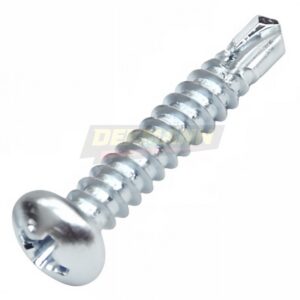 Саморез DEKMANN EMS-DIN 7504N (M) 3,5х9,5 со сверлом и полукруглой головой Zn (2000 шт/уп.)