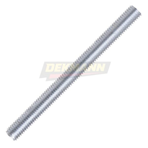 Шпилька резьбовая DEKMANN EMG М24х2000 DIN 975, кл.пр. 5.8, 60 градусов Zn (5 шт/уп.)