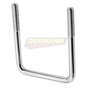 Скоба П-образная DEKMANN EMC-PK 70х70 M6 для фиксации элементов квадратного сечения Zn (40 шт/уп.)