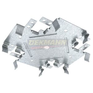 Соединитель профиля DEKMANN GKL-KKR 60х27х0,9 одноуровневый "Краб" Zn (60 шт/уп.)