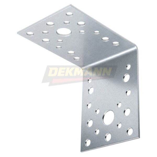 Уголок DEKMANN KU 50х50х35х2 крепежный Zn (100 шт/уп.)
