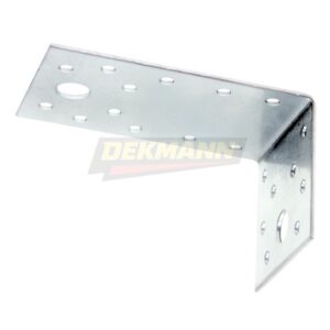 Уголок DEKMANN KUAS 90х50х55х2 асимметричный Zn (50 шт/уп.)