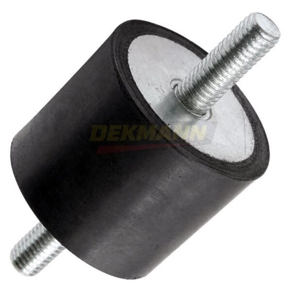 Виброгаситель DEKMANN EMMS VB M10 50х40 с двухсторонней наружной резьбой каучук/Zn (1 шт/уп.)