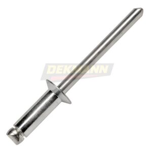 Заклепка вытяжная DEKMANN EMZV-H 3,2х6 A2/A2 с потайной шляпкой A2 (1000 шт/уп.)