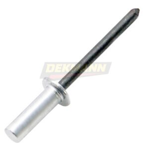 Заклепка вытяжная DEKMANN EMZVZ 4,0х15 Al/St с выпуклой шляпкой закрытая Al/St (500 шт/уп.)