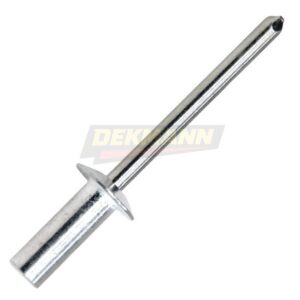 Заклепка вытяжная DEKMANN EMZVZ 4,8х11 Al/A2 с выпуклой шляпкой закрытая Al/A2 (500 шт/уп.)